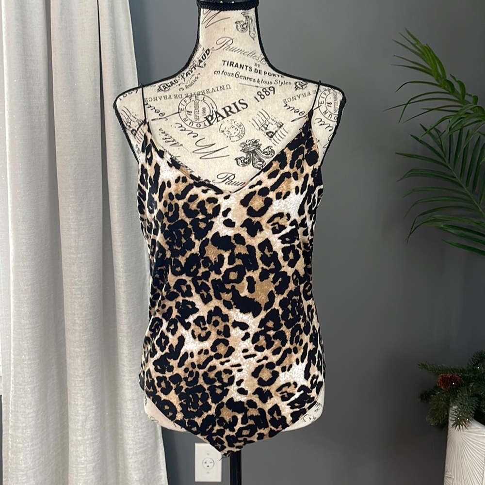 Cheetah print body suit